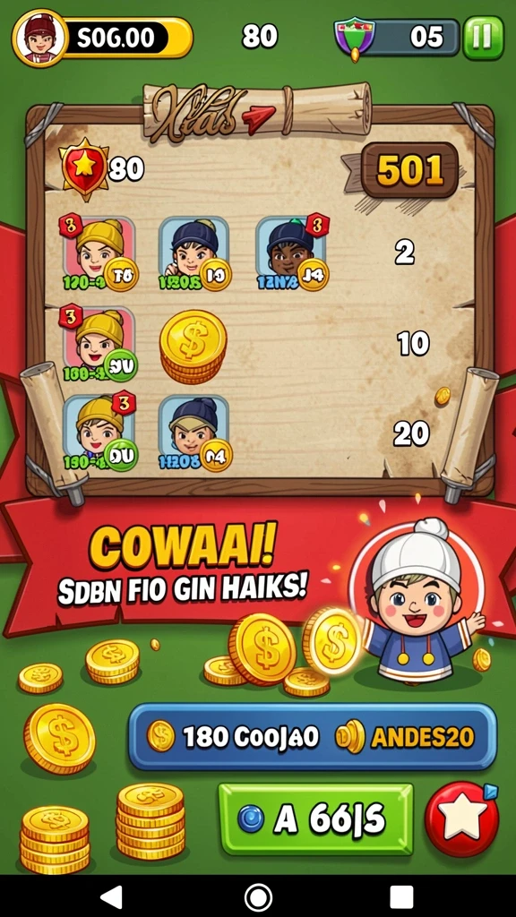5zk - Level yang bervariasi memberikan banyak tantangan dan keseruan.