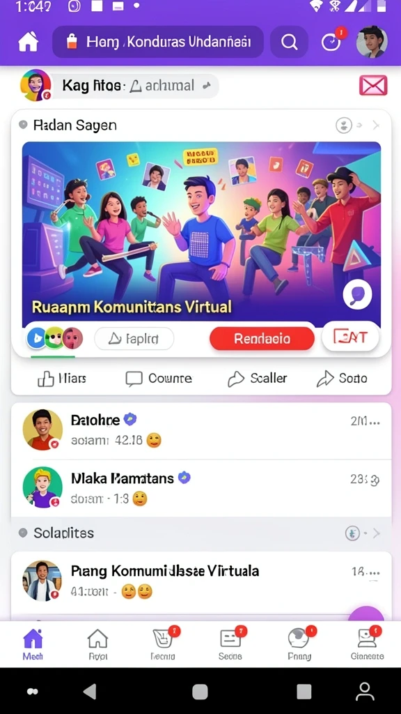 77rp - Screenshot 1 menunjukkan permainan slot yang penuh warna.