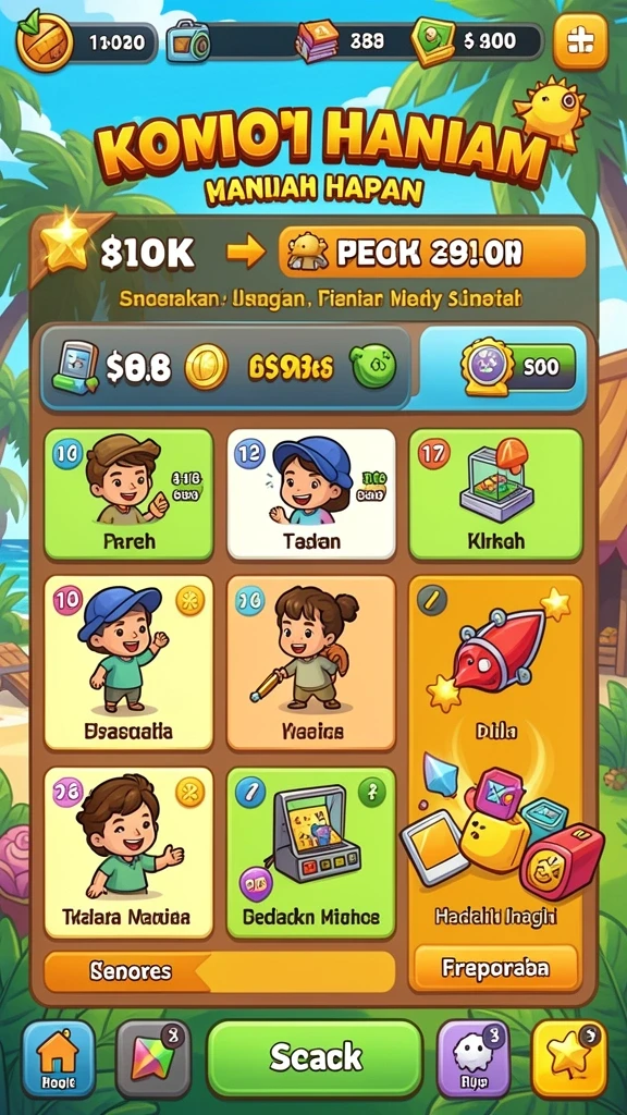 filter303 - Berbagai karakter menarik untuk dipilih.