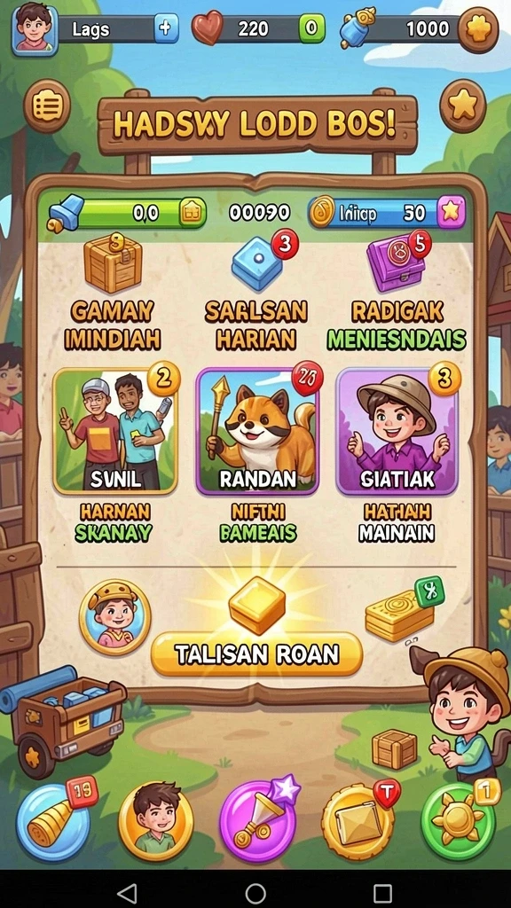 zoro77 - Tampilan antarmuka yang menarik dan user-friendly.